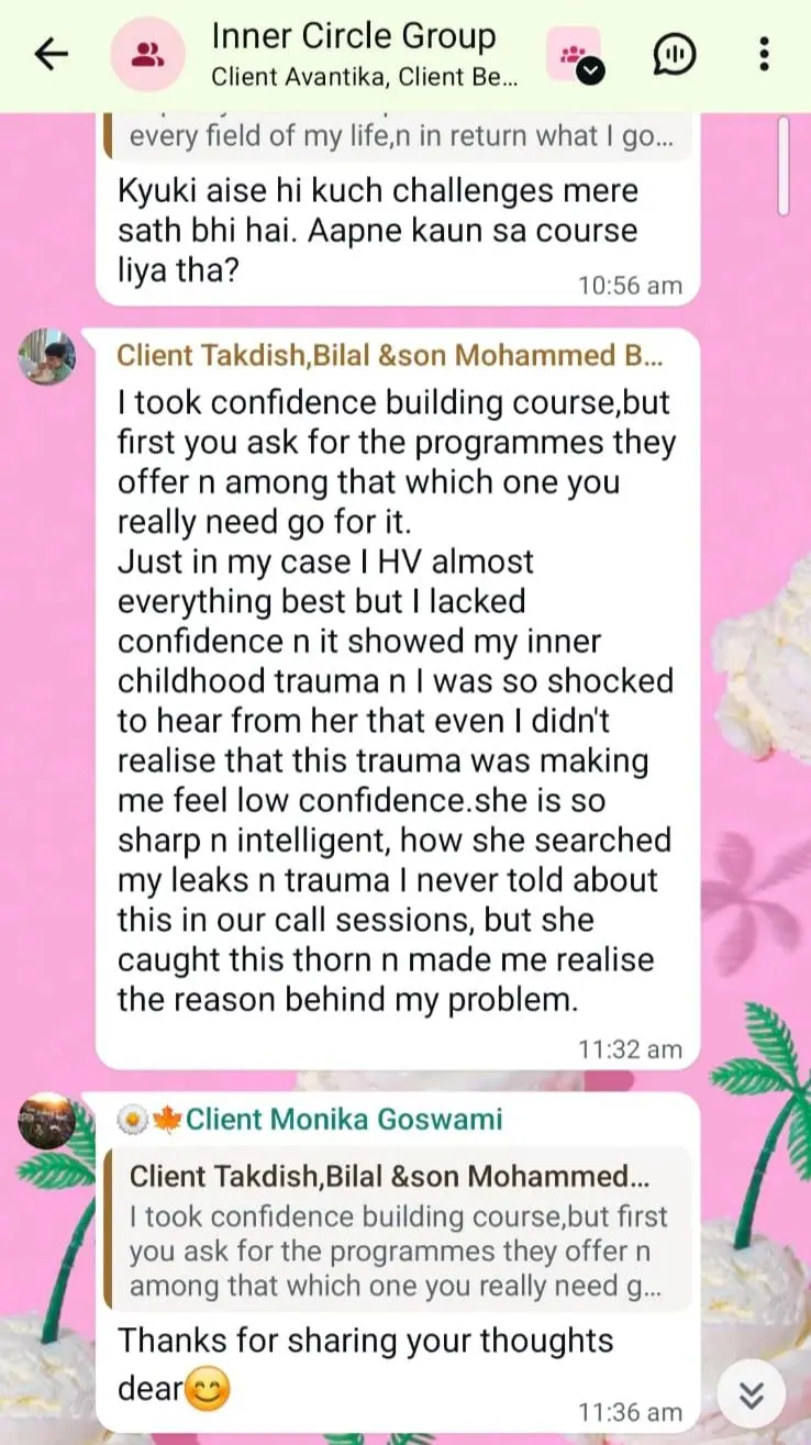 Testimonial screenshot